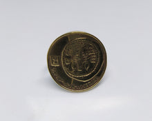 Load image into Gallery viewer, Israeli Coin Sterling Silver Ring