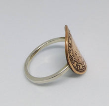 Load image into Gallery viewer, British India Antique Anna Coin Sterling Silver Ring
