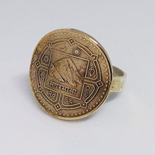 Load image into Gallery viewer, Nepali Mount Everest Coin Sterling Silver Ring