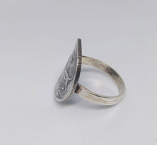 Load image into Gallery viewer, Israeli Lion Of Judah Coin Sterling Silver Ring
