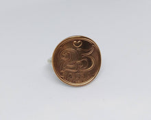 Load image into Gallery viewer, Danish Heart Coin Sterling Silver Ring