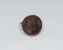 Load image into Gallery viewer, Israeli Coin Sterling Silver Ring