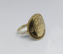Load image into Gallery viewer, Israeli Coin Sterling Silver Ring