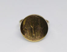 Load image into Gallery viewer, Tutankhamun Egyptian Coin Sterling Silver Ring
