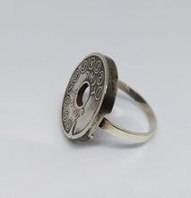 Load image into Gallery viewer, Israeli Payphone Token Coin Sterling Silver Ring