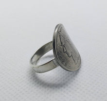 Load image into Gallery viewer, Belgian Coin Sterling Silver Ring