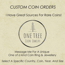 Load image into Gallery viewer, Lebanese Cedar Tree Coin Sterling Silver Ring