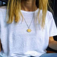 Load image into Gallery viewer, Belgique King Baudouin Coin, Sterling Silver Necklace