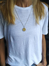 Load image into Gallery viewer, Egyptian Cleopatra Coin Sterling Silver Necklace
