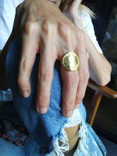 Load image into Gallery viewer, Egyptian Vase Coin Sterling Silver Ring