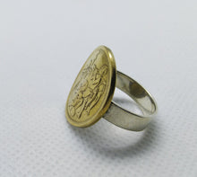 Load image into Gallery viewer, Egyptian Coin Sterling Silver Ring