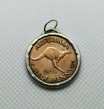 Load image into Gallery viewer, Australian Kangaroo Coin Sterling Silver Necklace