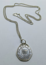 Load image into Gallery viewer, Mauritanian Musical Coin Sterling Silver Necklace