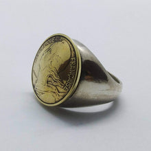 Load image into Gallery viewer, French Marianne Coin Sterling Silver Ring