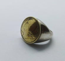 Load image into Gallery viewer, French Marianne Coin Sterling Silver Ring