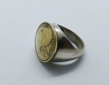 Load image into Gallery viewer, French Marianne Coin Sterling Silver Ring