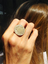 Load image into Gallery viewer, Chinese Dragon Coin Sterling Silver Ring