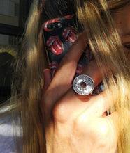 Load image into Gallery viewer, Israeli Payphone Token Coin Sterling Silver Ring