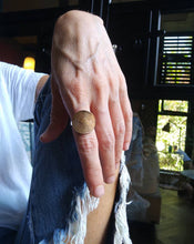 Load image into Gallery viewer, Nepali Mount Everest Coin Sterling Silver Ring