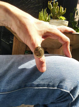 Load image into Gallery viewer, Egyptian Coin Sterling Silver Ring