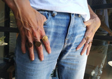 Load image into Gallery viewer, Greek Drachma Owl Coin Brass Ring