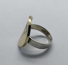 Load image into Gallery viewer, Israeli Palm Tree Coin Sterling Silver Ring