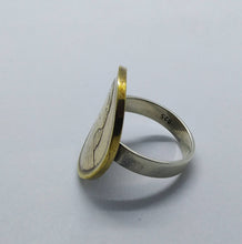 Load image into Gallery viewer, Egyptian Sphinx Coin Sterling Silver Ring