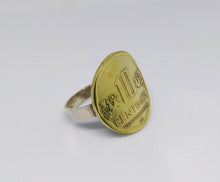 Load image into Gallery viewer, Peruvian Coin Sterling Silver Ring
