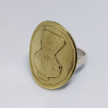 Load image into Gallery viewer, Egyptian Vase Coin Sterling Silver Ring
