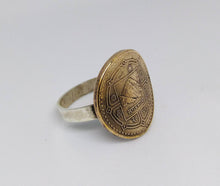 Load image into Gallery viewer, Nepali Mount Everest Coin Sterling Silver Ring
