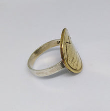 Load image into Gallery viewer, Egyptian Pyramids Coin Sterling Silver Ring
