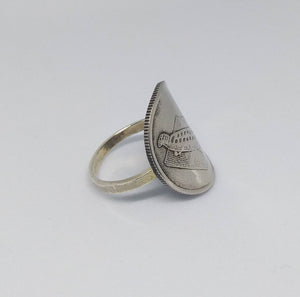 Malaysian Coin Sterling Silver Ring