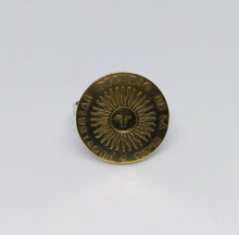 Load image into Gallery viewer, Argentinian Sun Coin Sterling Silver Ring
