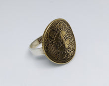 Load image into Gallery viewer, Spanish Coin Sterling Silver Ring
