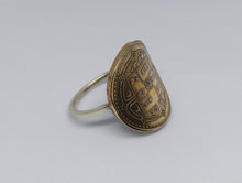 Load image into Gallery viewer, Nepali Coin Sterling Silver Ring
