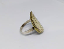 Load image into Gallery viewer, Egyptian Cleopatra Coin Sterling Silver Ring
