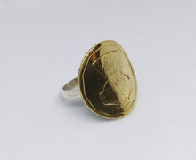 Load image into Gallery viewer, Egyptian Vase Coin Sterling Silver Ring
