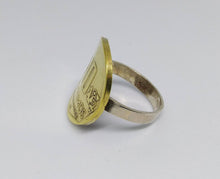 Load image into Gallery viewer, Peruvian Coin Sterling Silver Ring
