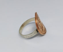 Load image into Gallery viewer, Canadian Maple Leaf Coin Sterling Silver Ring
