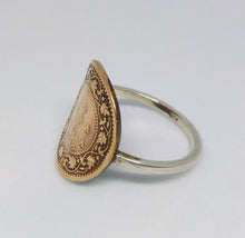 Load image into Gallery viewer, British India Antique Anna Coin Sterling Silver Ring
