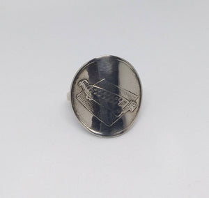 Malaysian Coin Sterling Silver Ring