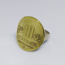 Load image into Gallery viewer, Peruvian Coin Sterling Silver Ring
