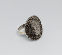 Load image into Gallery viewer, Swiss 10 Rappen Coin Sterling Silver Ring
