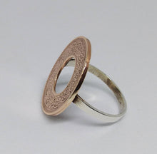 Load image into Gallery viewer, British India Floral Hole Coin Sterling Silver Ring
