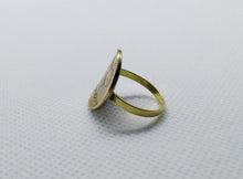 Load image into Gallery viewer, Israeli Pomegranate Coin Brass Ring
