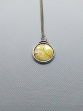 Load image into Gallery viewer, Belgique King Baudouin Coin, Sterling Silver Necklace
