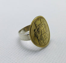 Load image into Gallery viewer, Egyptian Coin Sterling Silver Ring
