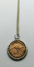 Load image into Gallery viewer, Australian Kangaroo Coin Sterling Silver Necklace
