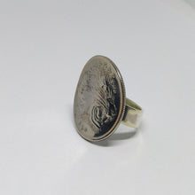 Load image into Gallery viewer, Ethiopian Lion Of Judah Coin Sterling Silver Ring
