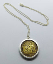 Load image into Gallery viewer, Coin Necklace, Mercury God Of Commerce French
